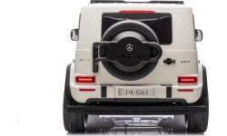 Elektromobilis Mercedes Benz G63 AMG XXL, baltas