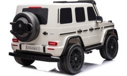 Elektromobilis Mercedes Benz G63 AMG XXL, baltas