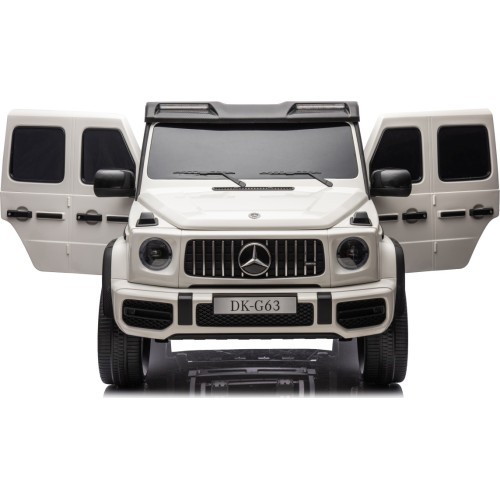 Elektromobilis Mercedes Benz G63 AMG XXL, baltas