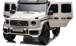 Elektromobilis Mercedes Benz G63 AMG XXL, baltas