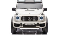 Elektromobilis Mercedes Benz G63 AMG XXL, baltas