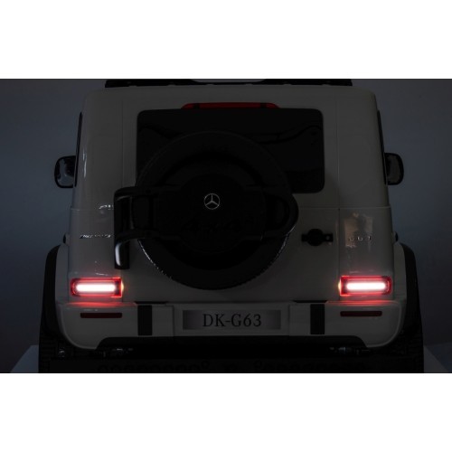 Elektromobilis Mercedes Benz G63 AMG XXL, baltas