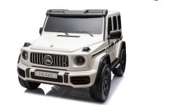 Elektromobilis Mercedes Benz G63 AMG XXL, baltas