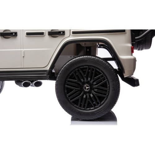 Elektromobilis Mercedes Benz G63 AMG XXL, baltas