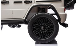 Elektromobilis Mercedes Benz G63 AMG XXL, baltas
