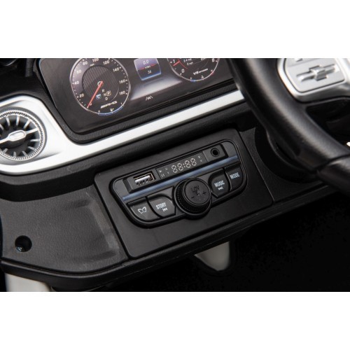 Elektromobilis Mercedes Benz G63 AMG XXL, baltas