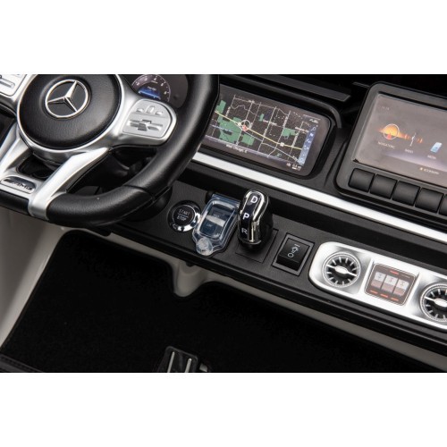 Elektromobilis Mercedes Benz G63 AMG XXL, baltas