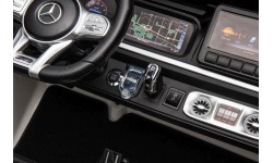 Elektromobilis Mercedes Benz G63 AMG XXL, baltas
