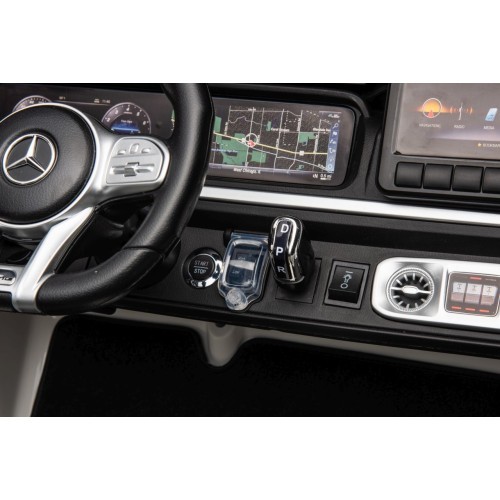 Elektromobilis Mercedes Benz G63 AMG XXL, baltas