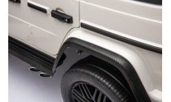 Elektromobilis Mercedes Benz G63 AMG XXL, baltas