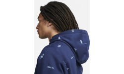 Мужская толстовка Nike Club+ BB PO Hoodie Fleece, синяя FB7434 410