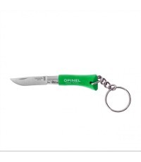 Нож-брелок Opinel Colorama 02 inox, зелёный