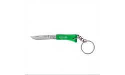 Opinel Colorama 02 inox grab green keychain knife