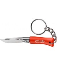 Opinel Colorama 02 inox grab orange keychain knife