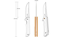 Sulankstomas peilis Ruike Hussar P121-G