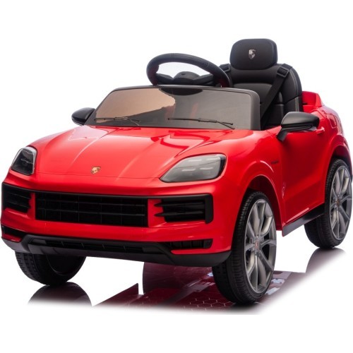 Elektromobilis Porsche Cayenne, raudonas