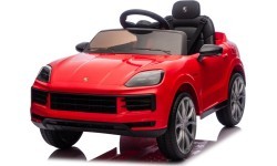 Электромобиль Porsche Cayenne, красный