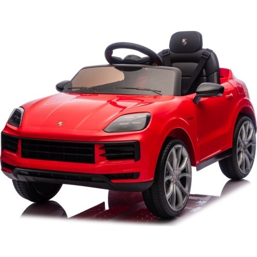 Электромобиль Porsche Cayenne, красный