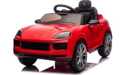 Elektromobilis Porsche Cayenne, raudonas