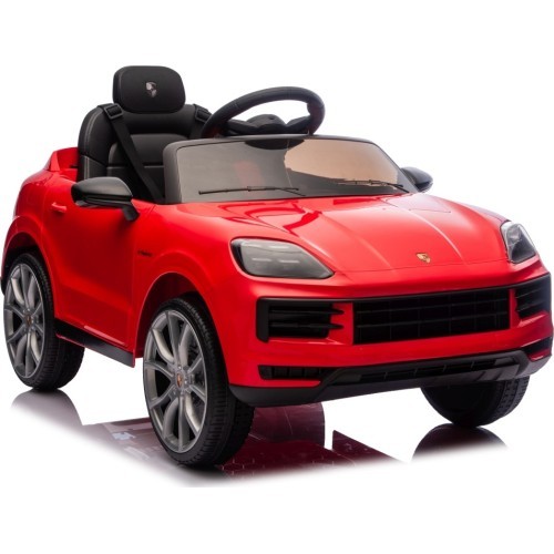 Elektromobilis Porsche Cayenne, raudonas
