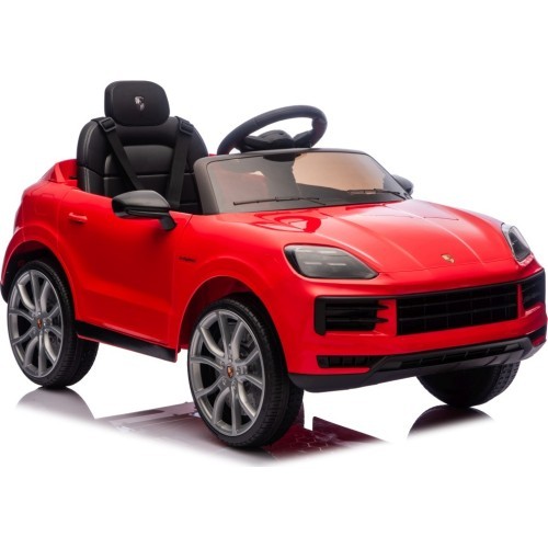 Elektromobilis Porsche Cayenne, raudonas