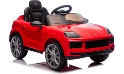 Elektromobilis Porsche Cayenne, raudonas