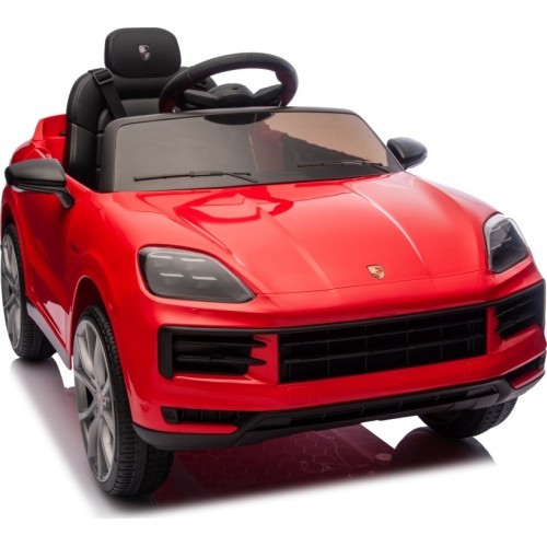 Elektromobilis Porsche Cayenne, raudonas