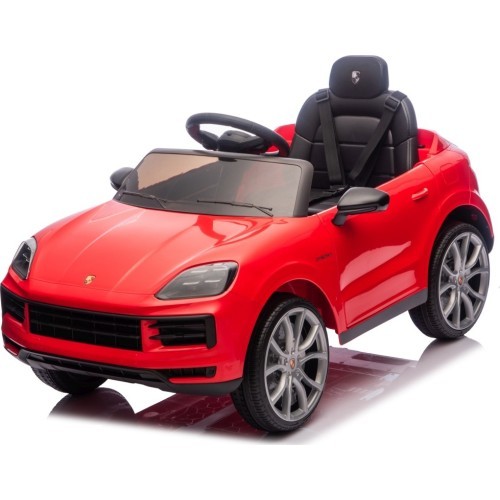 Elektromobilis Porsche Cayenne, raudonas