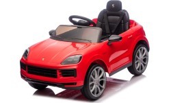 Электромобиль Porsche Cayenne, красный