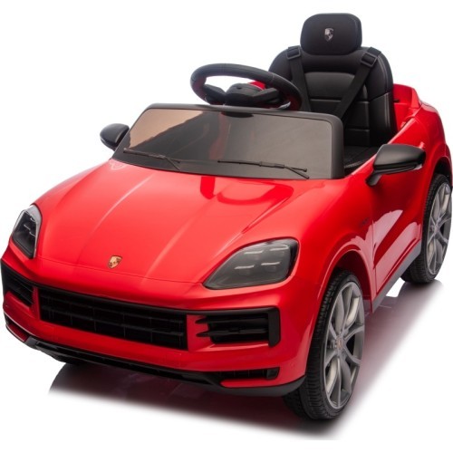 Elektromobilis Porsche Cayenne, raudonas