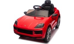 Электромобиль Porsche Cayenne, красный