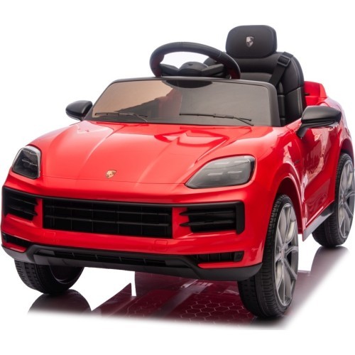 Elektromobilis Porsche Cayenne, raudonas