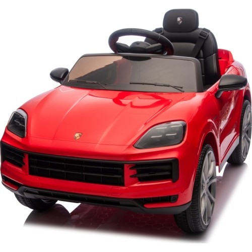 Elektromobilis Porsche Cayenne, raudonas