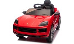 Электромобиль Porsche Cayenne, красный