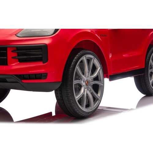 Elektromobilis Porsche Cayenne, raudonas