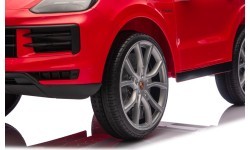 Elektromobilis Porsche Cayenne, raudonas