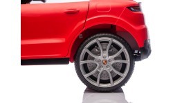 Электромобиль Porsche Cayenne, красный