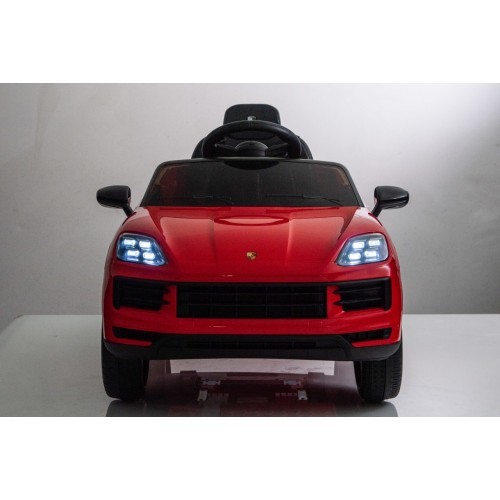 Elektromobilis Porsche Cayenne, raudonas