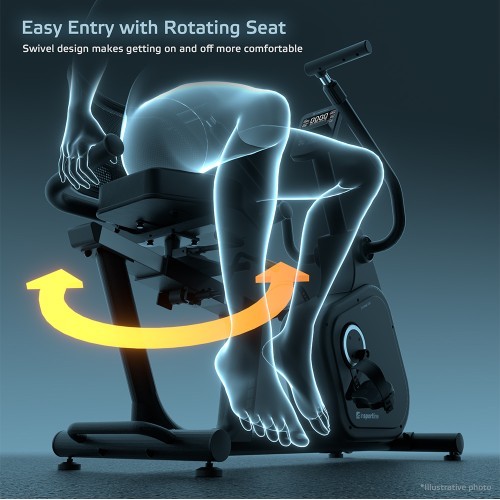 Горизонтальный велотренажёр inSPORTline ZenSeat 100