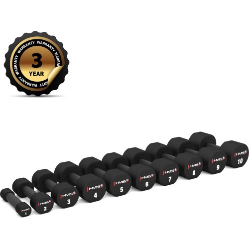 HPT POLYURETHANE DUMBBELLS TPU HMS - 2x10kg