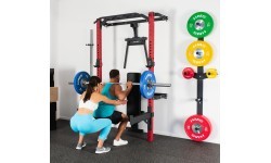 KLT22 MULTIFUNCTIONAL FOLDING POWER RACK RED HMS