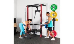 KLT22 MULTIFUNCTIONAL FOLDING POWER RACK RED HMS