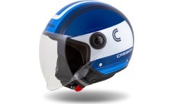 Motorcycle Helmet Cassida Handy Metropolis Blue/Dark Blue/White