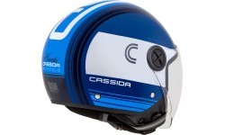 Motorcycle Helmet Cassida Handy Metropolis Blue/Dark Blue/White