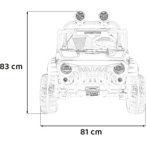 PASSION 4x4 Black Off-Road Vehicle