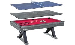 Biliardo stalas 3 viename inSPORTline Residento - Dark Wood