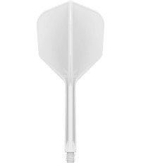 Smiginio plunksnos Target K-Flex No.6 Short, 3 vnt. - Balta