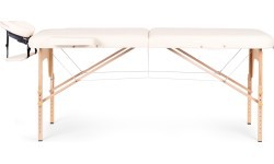 Wooden massage and rehabilitation table, 2-segment, foldable into a suitcase + bag ModernHome