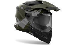 Motorcycle Helmet Airoh Commander 2 Reveal Matte Military Green