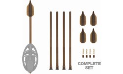 ZFISH Feeder Casting Tube šėrykla, 4 vnt.